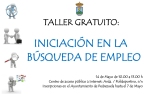 2013 taller para la búsqueda de empleo. Pedrezuela 14 de mayo.